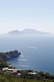 Massa Lubrense Ort in Italien mit Blick auf Capri