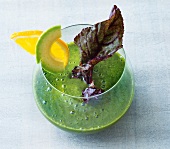 Glass of Viva crema verde cocktail