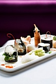 Gericht "Paris-Tokio", Sushi, Riesengarnele