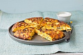 Ei - Rezepte, Möhren-Frittata mit Mandeln, Tarte