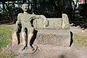 Memorial block of woman by Ingeborg Hunzinger in Berlin, Germany