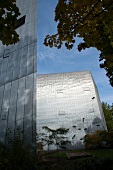 View of people at Jewish Museum in Berlin, Germany