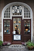 Entrance of The Beth cafe in Berlin, Germany
