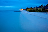View of Dhigufinolhu island resort, Maldives