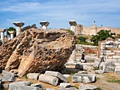 Türkei, Türkische Ägäis, Selcuk, Ruine, Säulen