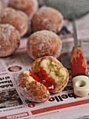 Bomboloni (mini Italian doughnuts)