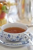 Close-up of Frisian tea cup
