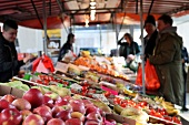 Market stall with various fruits