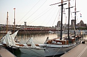 Evening light in Quai Jacques Cartier, Vieux Port, Montreal, Canada