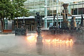 Fountain in front of Montreal Convention Centre in Jean-Paul Riopelle, Montreal, Canada