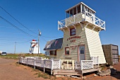 Lighthouse cafe at North Rustico Harbour, Canada