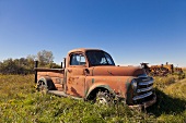 Old ELV near Highway 15, Saskatchewan, Canada 