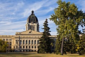 Facade of Legislative Assembly of Saskatchewan, Canada