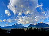 View of Mount Rundle in Banff National Park, Alberta, Canada