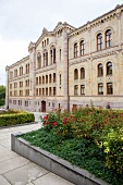 Norwegen, Oslo, Parlamentsgebäude, Parlament, Stortinget Außenansicht