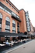 Norwegen, Oslo, Restaurant DS Louise & Bar, Terrasse