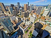 Kanada, British Columbia, Vancouver, Blick vom Harbour Center