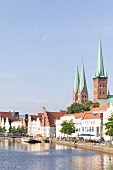 Lübeck, Schleswig Holstein, St. Petri, St. Marien, an der Obertrave