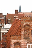 Lübeck, Schleswig Holstein, Lübecker Dom, Blick von der Stadtbibliothek