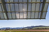 Freiburg, Solarmodul von Soitec Landschaft bei Fr-St.Georgen