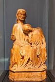Freiburg, Augustinermuseum, Christus-Johannes Skulptur.