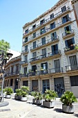 Barcelona, Stadtteil Sant Pere Placa de Sant Pere, Häuser