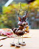 Autumnal ornament made from natural materials