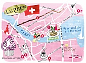 Luzern, Karte, Stadtplan 