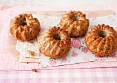 Mini Stracciatella Bundt cakes with pine nuts and mascarpone
