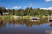 Lettland, Gauja, Fähre