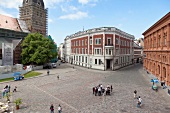 Lettland, Riga, Domplatz in Riga