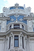 Lettland, Riga, Jugendstil, Haus, Fassade