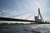 Lettland, Riga, Kanal-Daugava, Vansu Brücke
