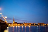 Lettland, Riga, Daugava, Petri Kirche