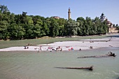 Deutschland, München, Isaraue, zwischen Praterinsel und Museumsinsel