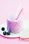 A blueberry lassi