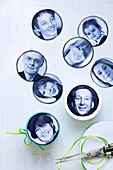 Sticker photos as Easter gifts
