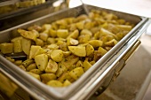 Roasted Potatoes in a Large Party Tray