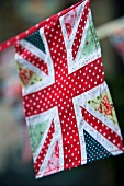 Englandfahne in Patchworktechnik