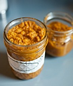 Homemade Harissa in Jars