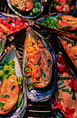 Mussels and peppers