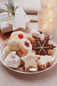 Plate of biscuits (Christmas)