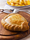 Cheese and onion pasty