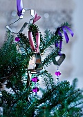 Christmas tree decorations made from biscuit cutters