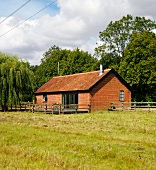 Rustic house with tiled roof