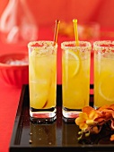 Orange cocktails