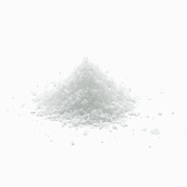 A mound of salt flakes