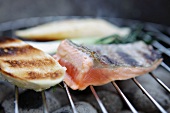 Grilled fish fillets