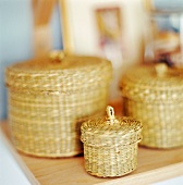 Baskets with lids