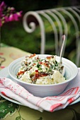 Potato salad with bacon